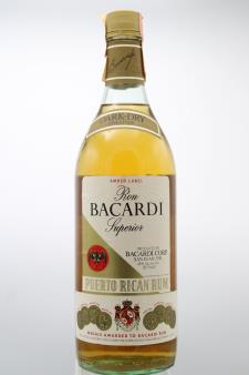 Ron Bacardi Superior Puerto Rican Rum Dark-Dry NV
