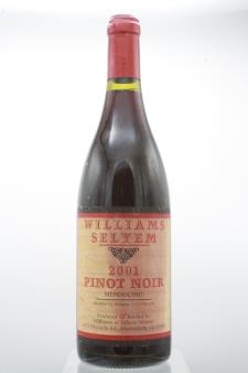Williams Selyem Pinot Noir Mendocino County 2001