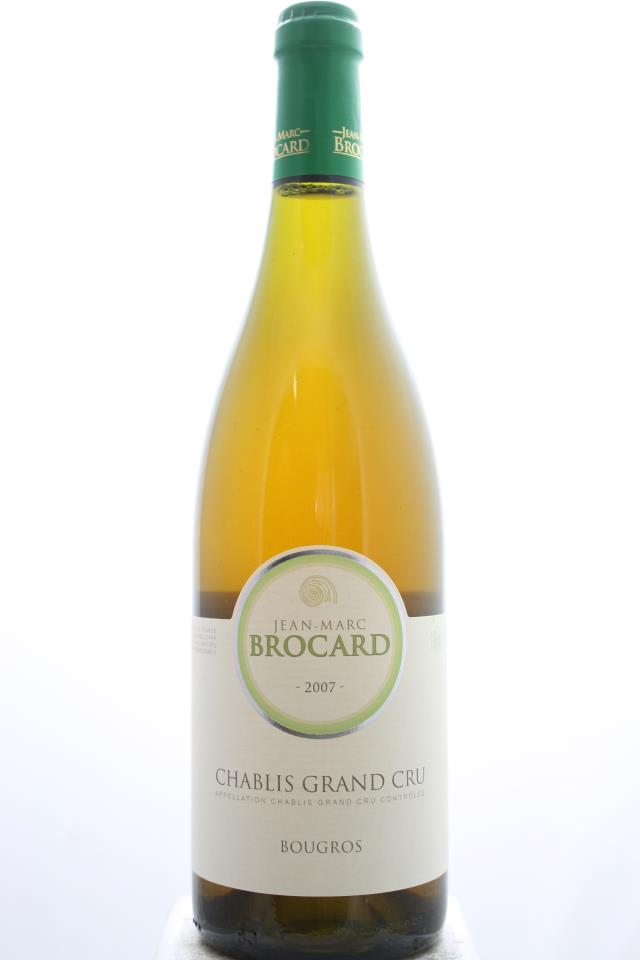 Jean-Marc Brocard Chablis Bougros 2007