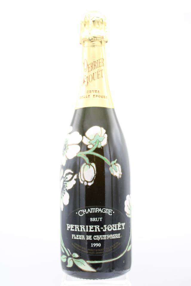 Perrier-Jouët Fleur de Champagne Belle Epoque Brut Gift Set with 2 Flutes 1990