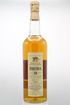 Brora Limited Edition 38 Years Old Natural Cask Strength Single Malt Scotch Whisky NV