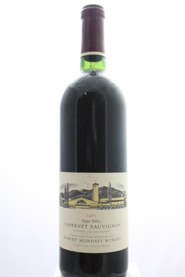 Robert Mondavi Cabernet Sauvignon Napa Valley Unfiltered 1987