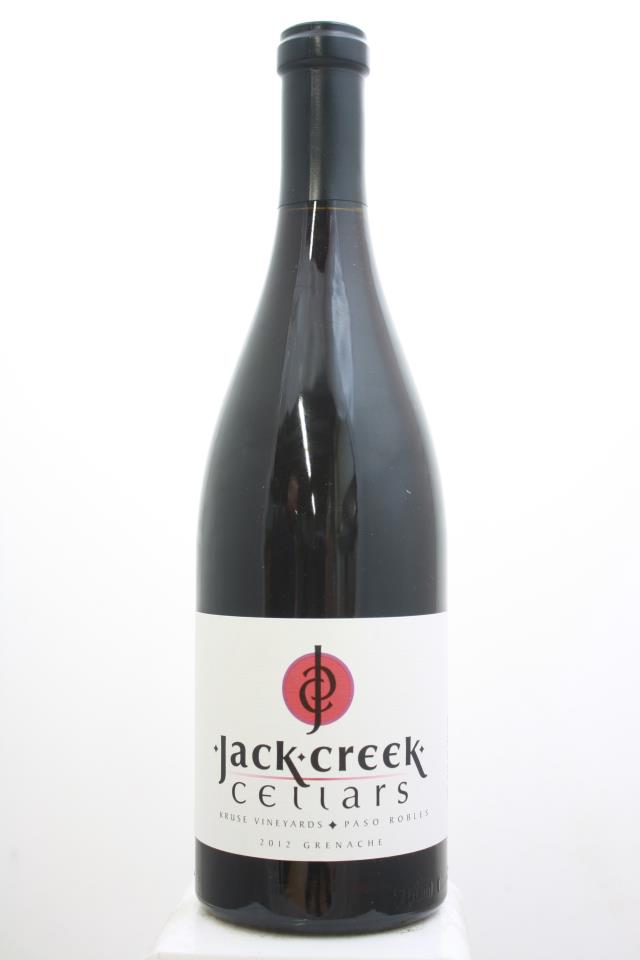 Jack Creek Grenache Kruse Vineyards 2012