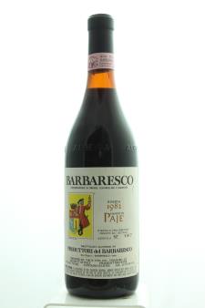 Produttori del Barbaresco Barbaresco Riserva Pajé 1982