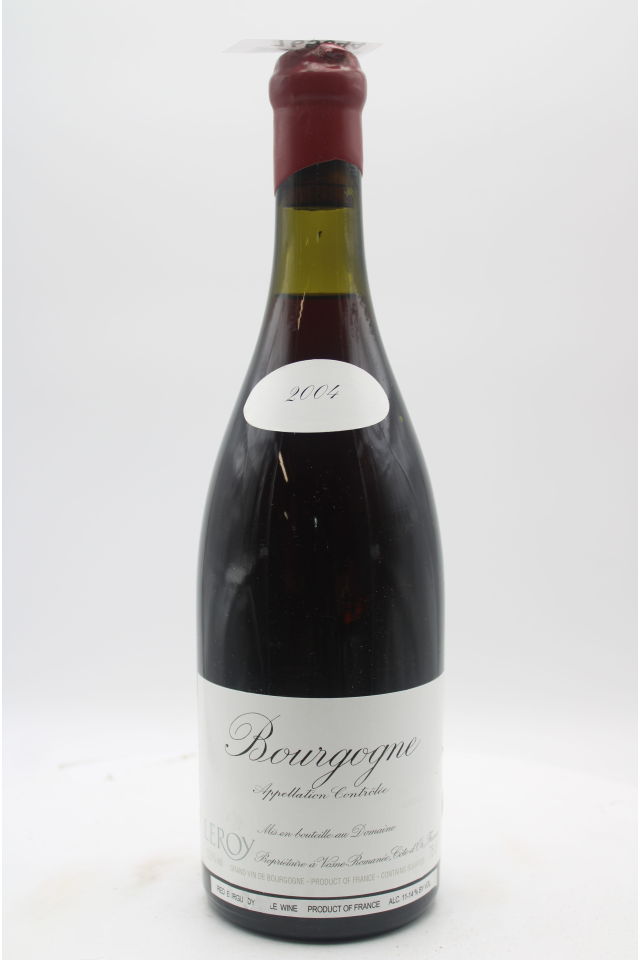 Domaine Leroy Bourgogne 2004