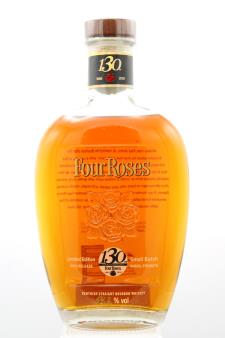 Four Roses Kentucky Straight Bourbon Whiskey Barrel Strength Small Batch Limited Edition 130 Anniversary 2018
