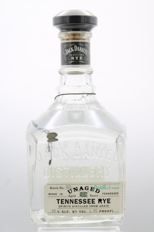 Jack Daniel Distillery Unaged Tennessee Rye Whiskey NV