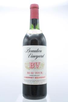 BV Beaulieu Vineyard Cabernet Sauvignon Beau Tour 1986