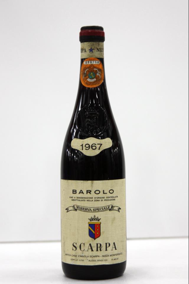 Scarpa Barolo Riserva Speciale 1967