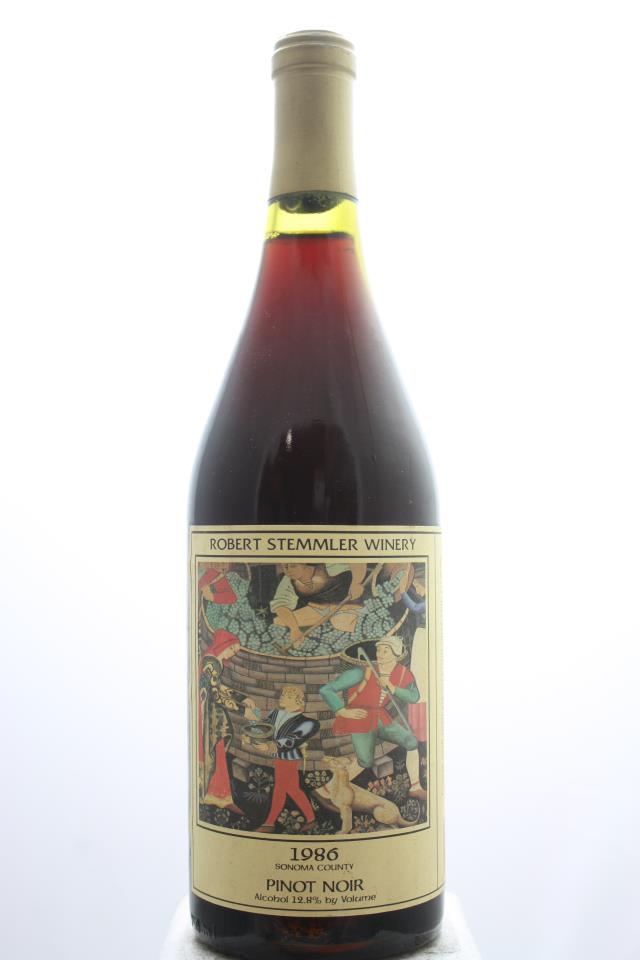 Robert Stemmler Pinot Noir 1986