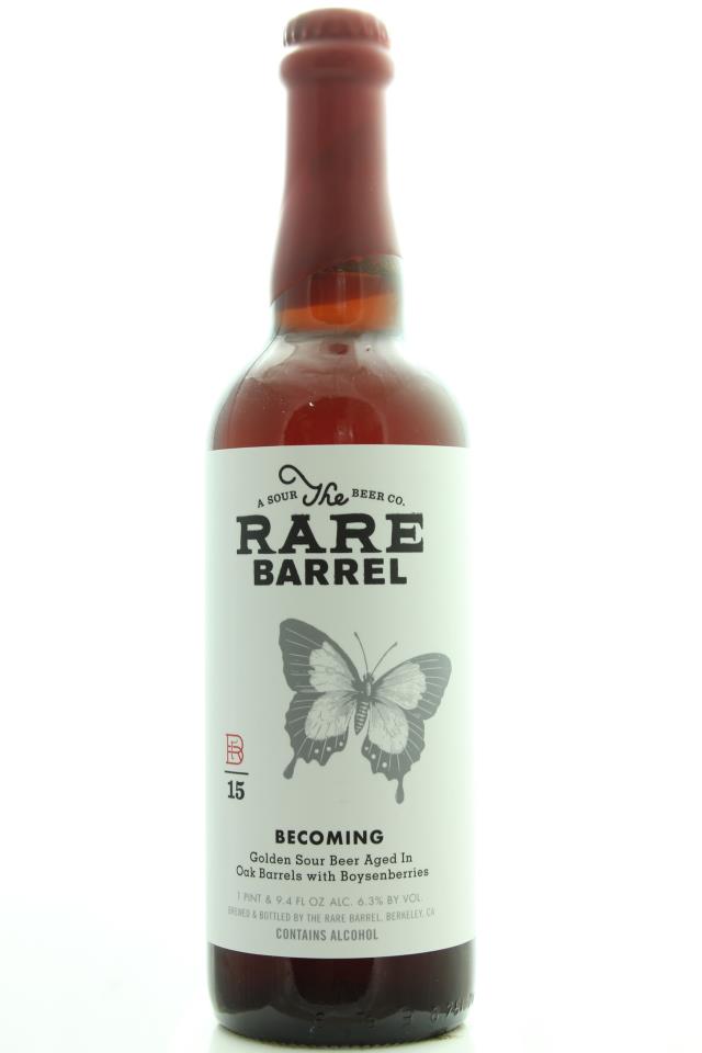 The Rare Barrel Becoming Sour Beer Aged in Oak Barrels With Boysenberries 2015