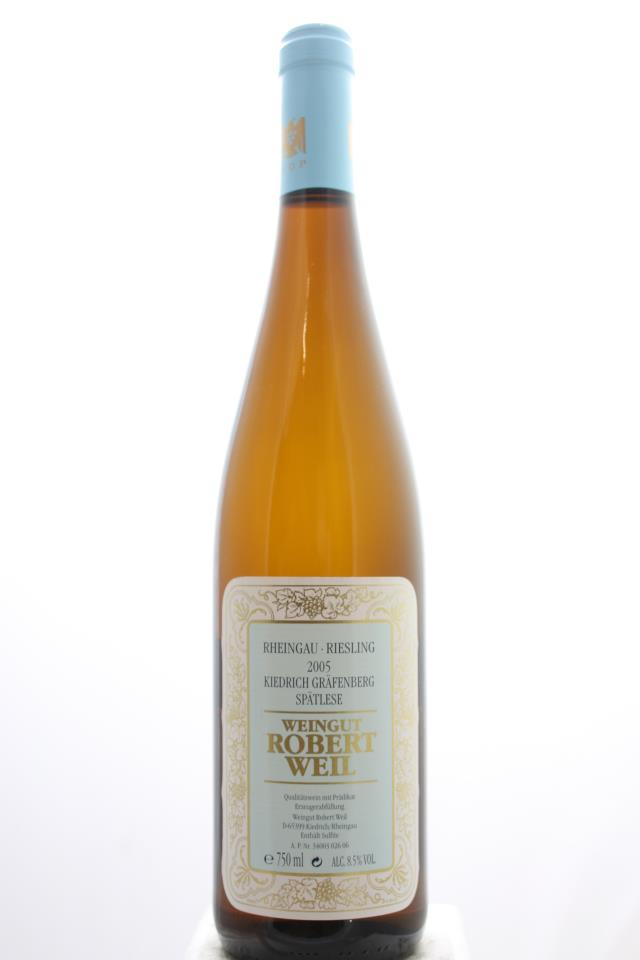Robert Weil Kiedricher Gräfenberg Riesling Spätlese #26 2005