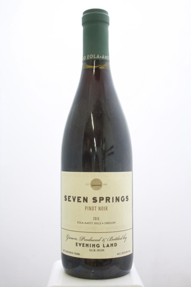 Evening Land Pinot Noir Seven Springs Vineyard 2015