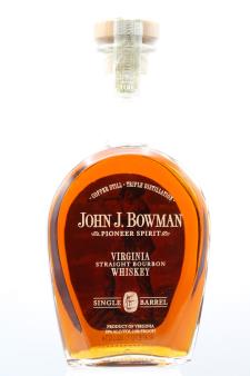 John J. Bowman Pioneer Spirit Virginia Straight Bourbon Whiskey Single Barrel NV