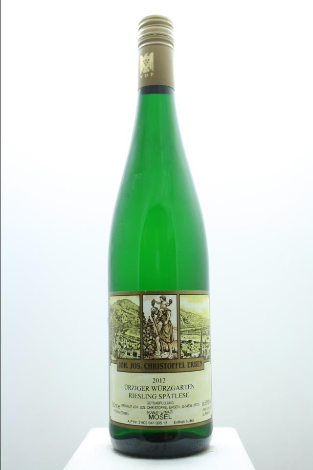 Joh. Jos. Christoffel Erben Ürziger Würzgarten Riesling Spätlese Goldkapsel #05 2012