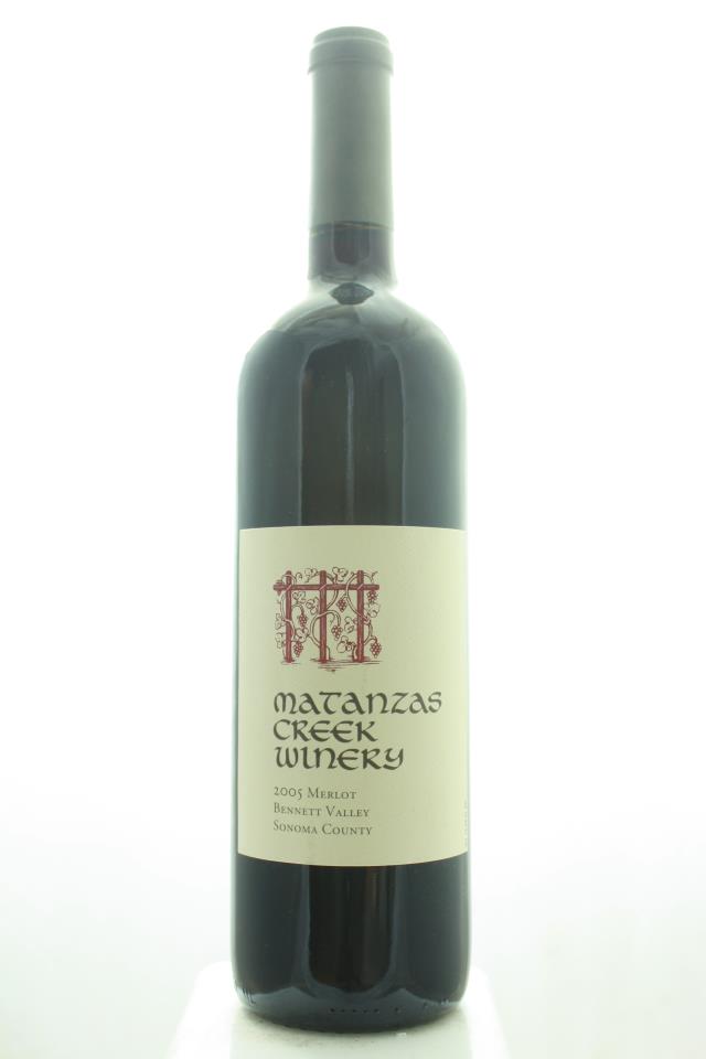 Matanzas Creek Merlot Bennett Valley 2005