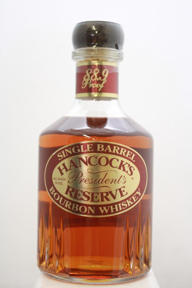 Buffalo Trace Distillery Hancock's Single Barrel Bourbon Whiskey President's Reserve NV