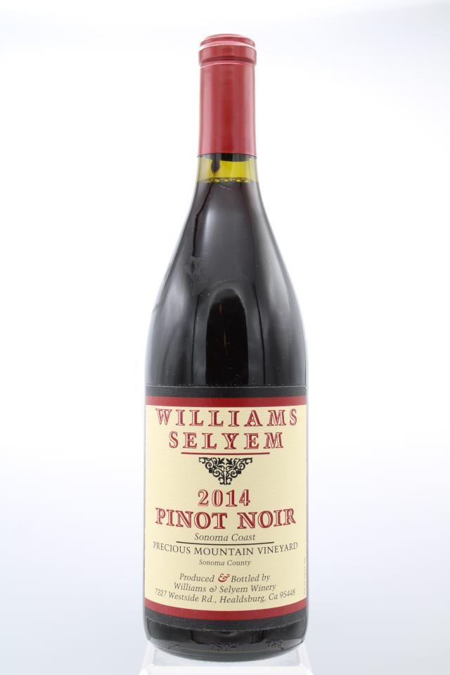 Williams Selyem Pinot Noir Precious Mountain Vineyard 2014