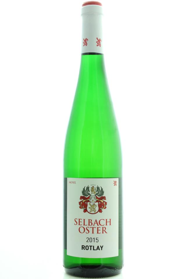 Selbach-Oster Zeltinger Sonnenuhr Riesling Auslese Rotlay #35 2015