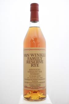 Old Rip Van Winkle Kentucky Straight Rye Whiskey Van Winkle Family Reserve Rye 13-Year-Old NV