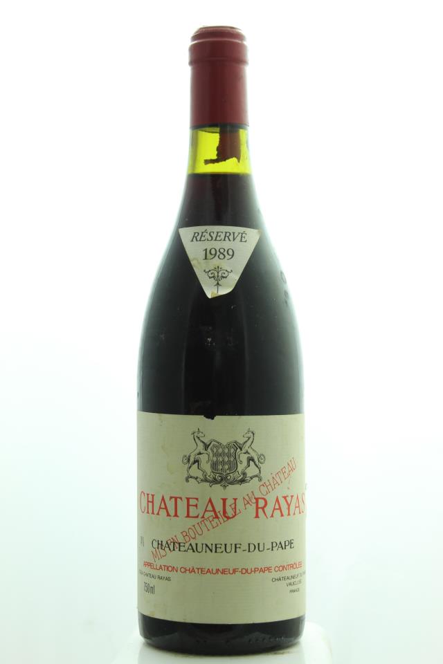 Château Rayas Châteauneuf-du-Pape Réservé 1989
