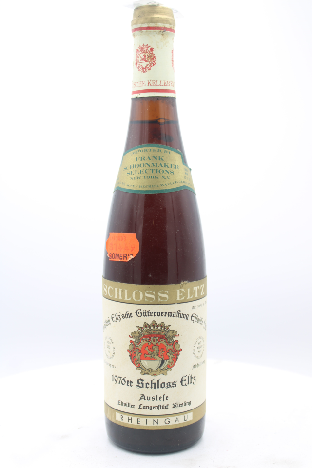 Schloss Eltz Eltviller Langenstud Riesling Auslese #10 1976