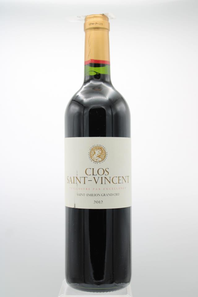 Clos Saint Vincent 2012