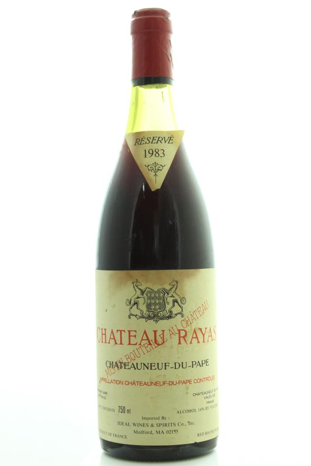 Château Rayas Châteauneuf-du-Pape Réservé 1983