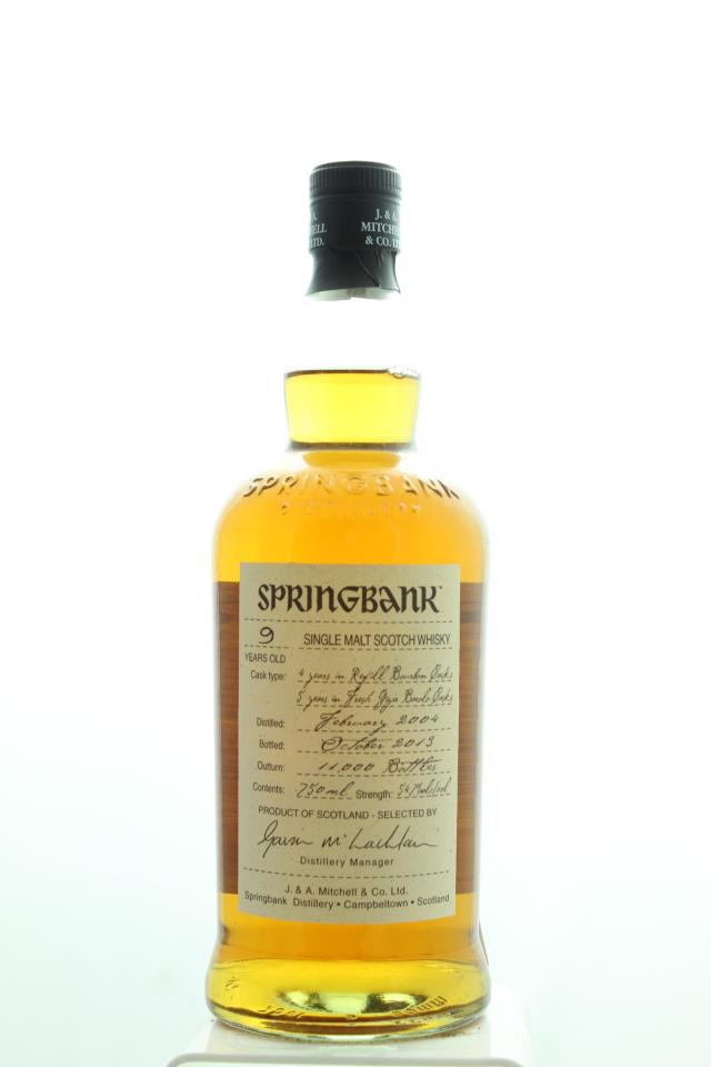 Spring Bank Wood Expressions Single Malt Scotch Whisky 9-Year-Old 2004