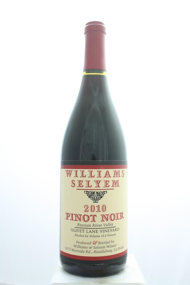 Williams Selyem Pinot Noir Olivet Lane Vineyard 2010