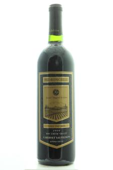 John Pedroncelli Cabernet Sauvignon Three Vineyards Special Vineyard Selection 2000