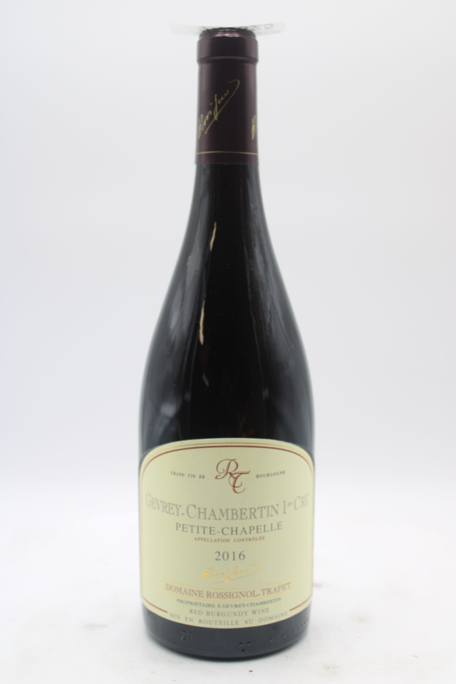 Rossignol Trapet Gevrey Chambertin Petite Chapelle 2016