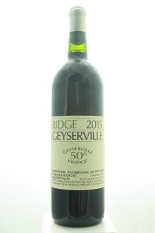 Ridge Vineyards Proprietary Red Geyserville 2015