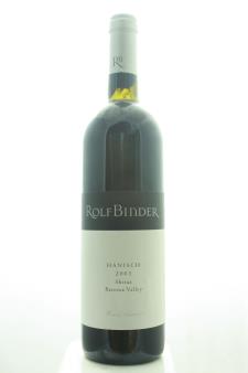 Rolf Binder Shiraz Hanisch Vineyard 2003