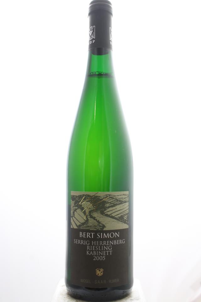 Bert Simon Serrig Herrenberg Riesling Kabinett #01 2005