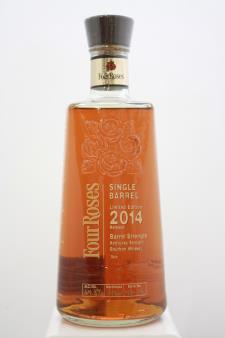 Four Roses Single Barrel Kentucky Straight Bourbon Whiskey Barrel Strength 11-Years-Old 2014 Release