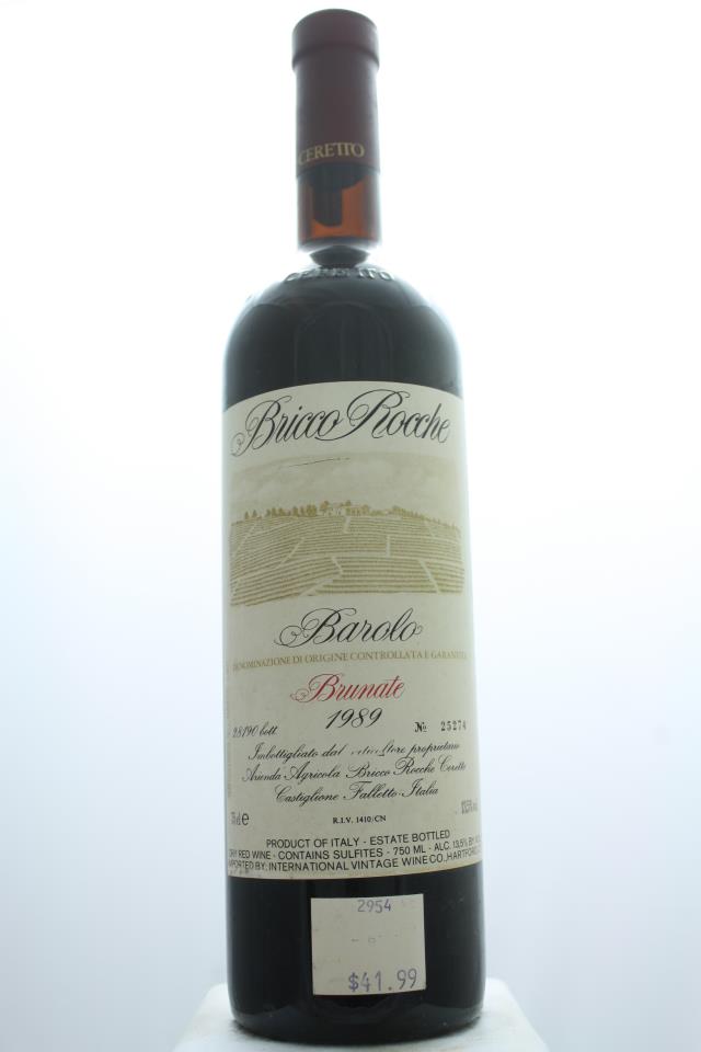 Ceretto Barolo Bricco Rocche Brunate 1989