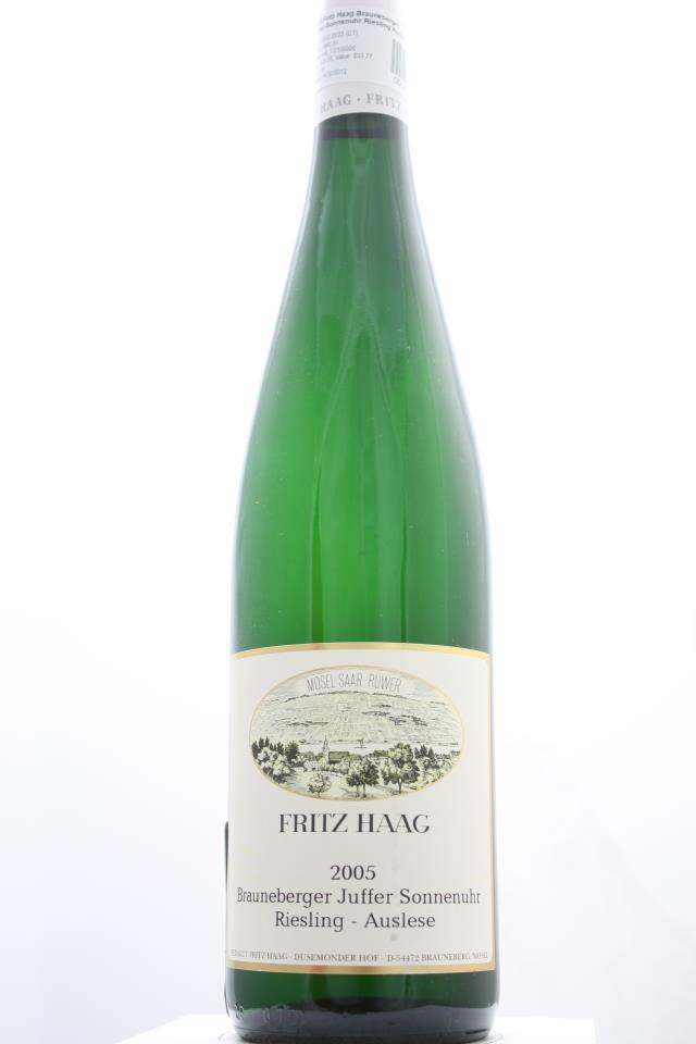 Fritz Haag Brauneberger Juffer-Sonnenuhr Riesling Auslese #06 2005