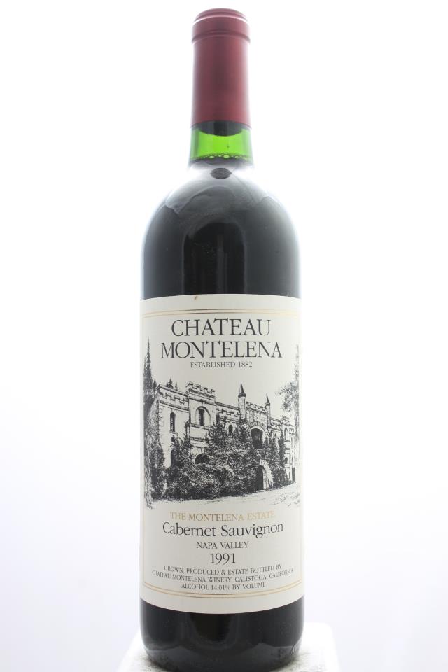 Chateau Montelena Cabernet Sauvignon The Montelena Estate 1991