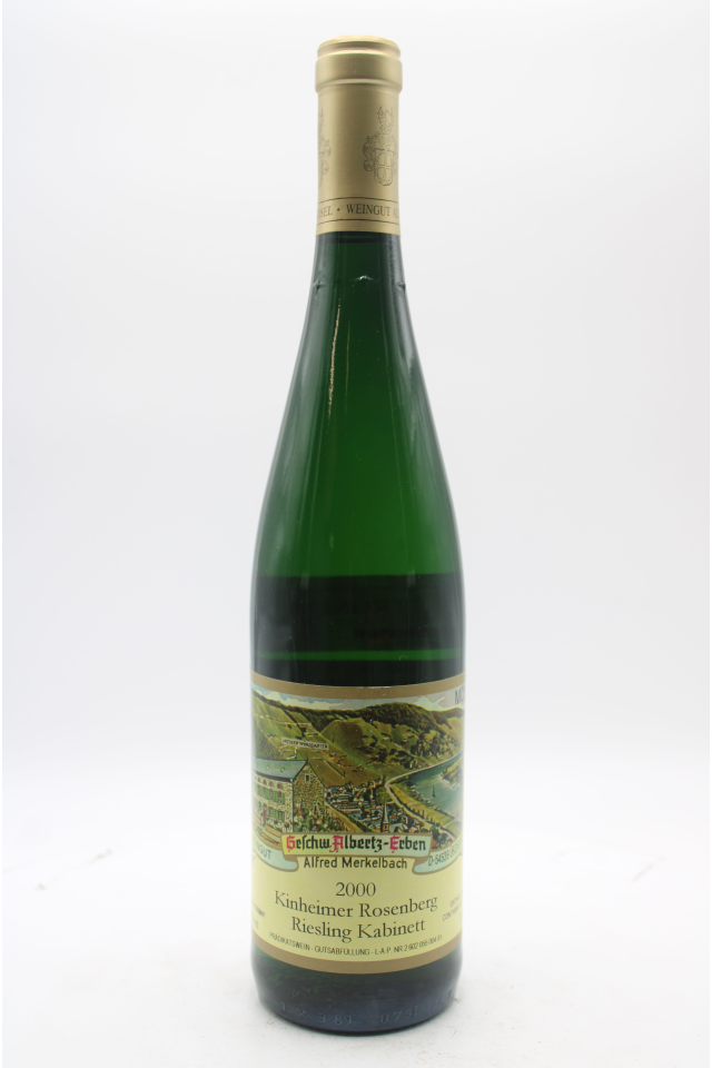 Alfred Merkelbach Kinheimer Rosenberg Riesling Kabinett #04 2000