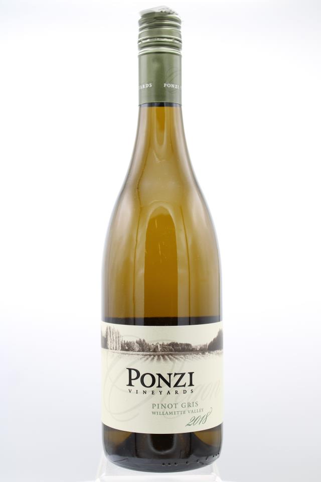 Ponzi Pinot Gris 2018