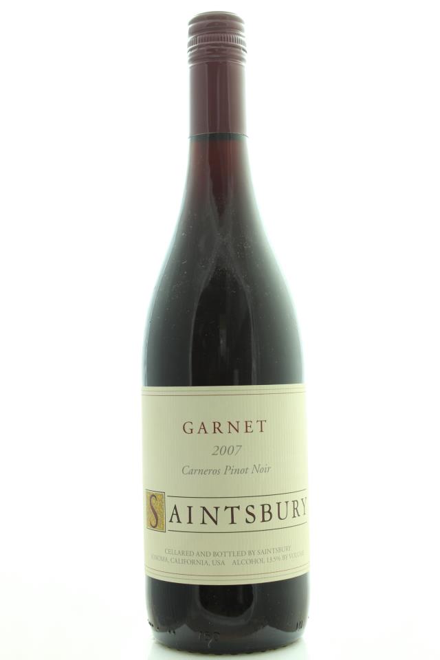 Saintsbury Pinot Noir Garnet 2007