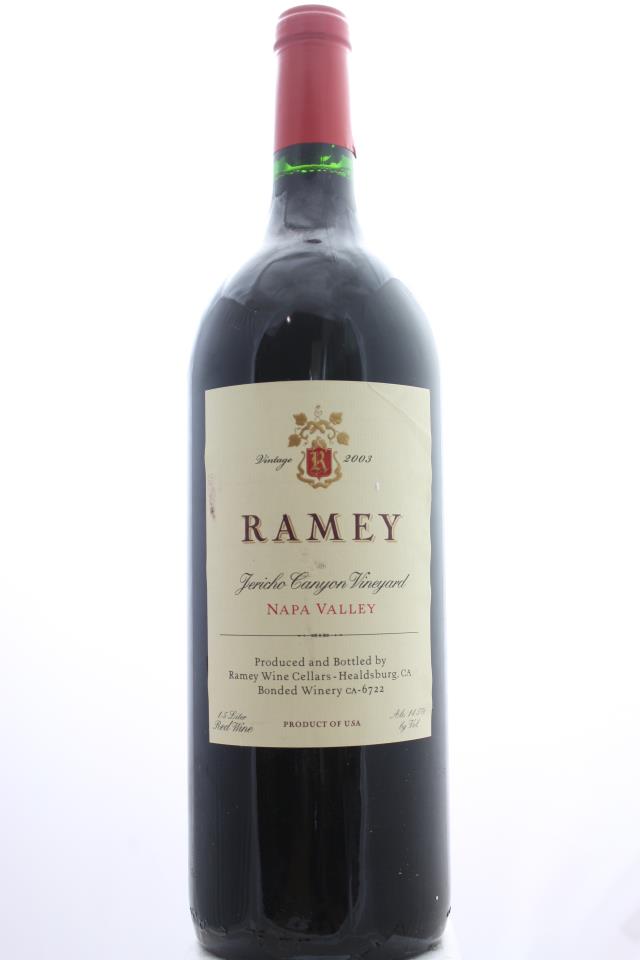 Ramey Cabernet Sauvignon Jericho Canyon Vineyard 2003