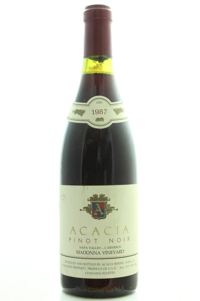 Acacia Pinot Noir Madonna Vineyard 1987
