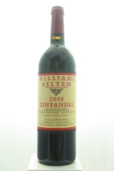 Williams Selyem Zinfandel Forchini Vineyard South Knoll 2000