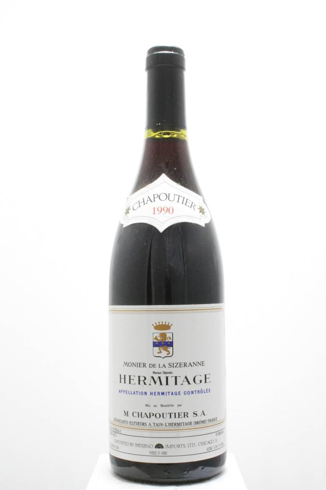 M. Chapoutier Hermitage Monier de la Sizeranne 1990