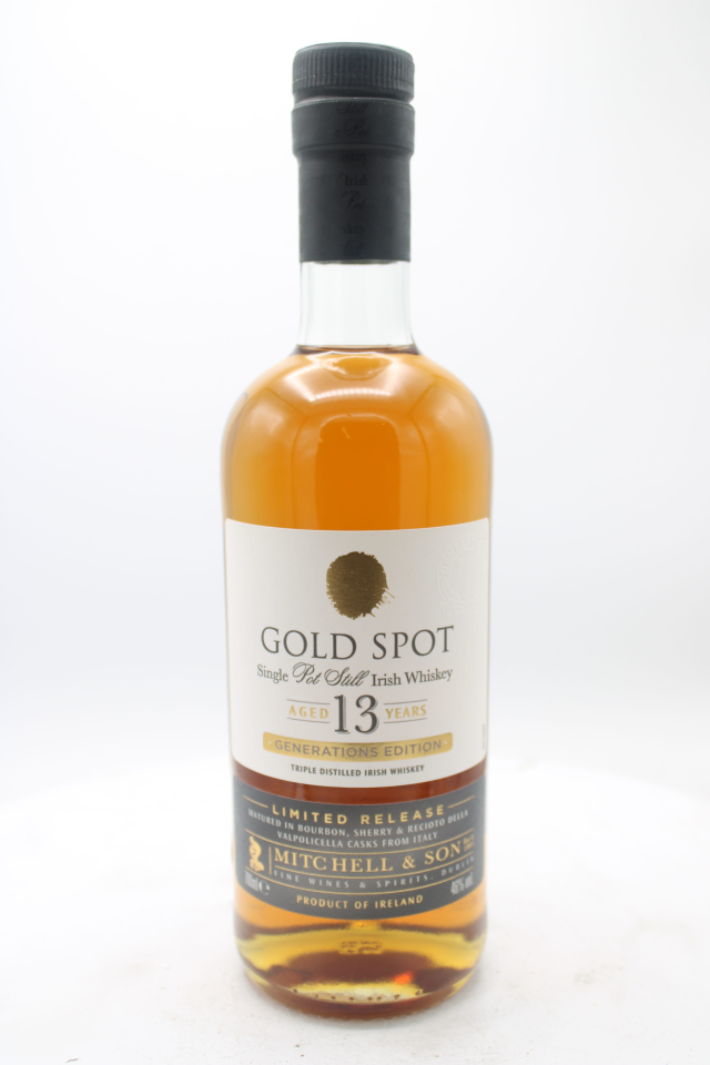 Mitchell & Son Gold Spot Single Pot Still Irish Whiskey Aged-13-Years Generations Edition NV