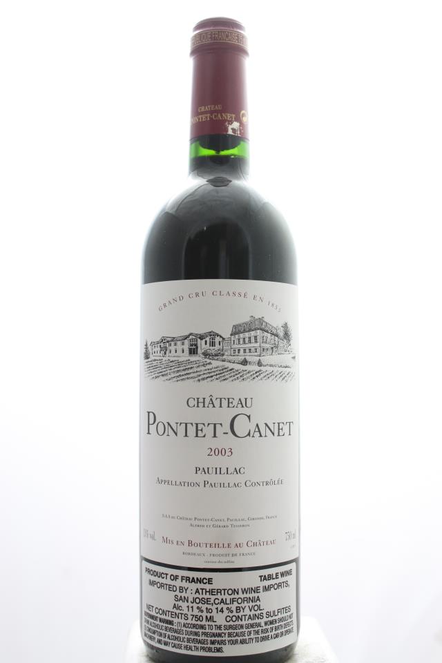 Pontet-Canet 2003