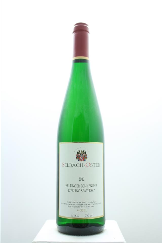 Selbach-Oster Zeltinger Sonnenuhr Riesling Spätlese* #35 2012