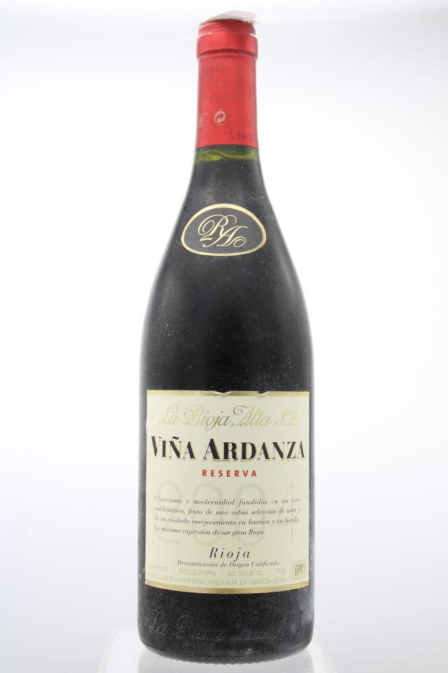 La Rioja Alta Viña Ardanza Reserva 2004